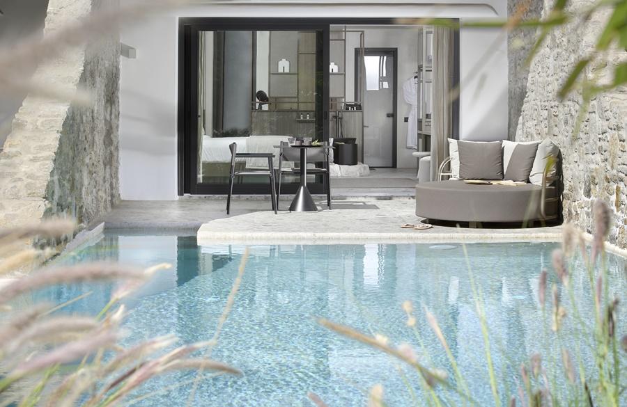 Aeonic Suites & Spa - Only Adults Ornos  Exterior foto